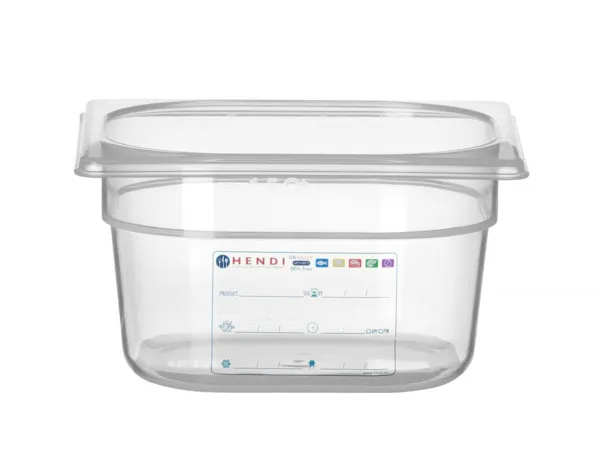 Scatola di stoccaggio Gastronorm GN 1/6 - 1,6 L - H 100 mm