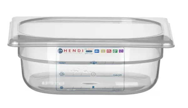 Scatola di stoccaggio Gastronorm GN 1/6 - 1 L - H 65 mm
