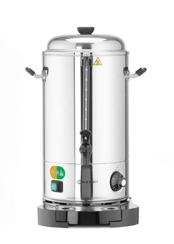 Distributore di Bevande Calde a Doppia Parete in Acciaio Inox - 9 L
