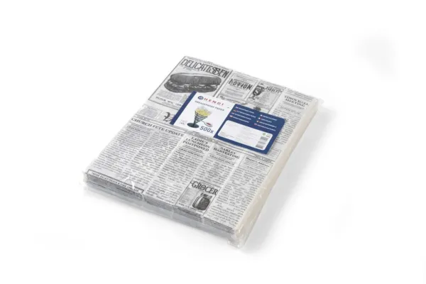 Carta da forno stampata giornale - 200 x 250 mm - 500 unità