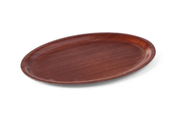 Piatto in legno ovale - 290 x 210 mm