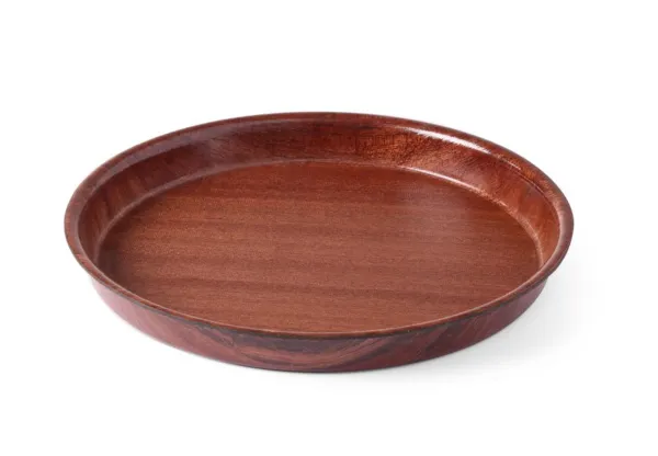 Piatto in legno Woodform rotondo con bordo alto - 360 mm di diametro