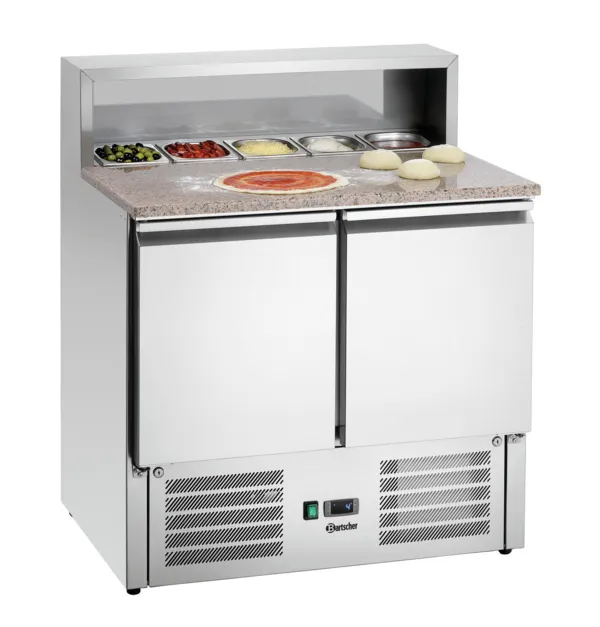 Vetrina refrigerata per Pizzaiolo - 5 Vaschette 1/6 GN