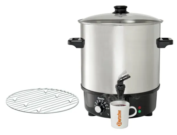 Marmitta Vino Caldo & Sterilizzatore per conserve - 25 L