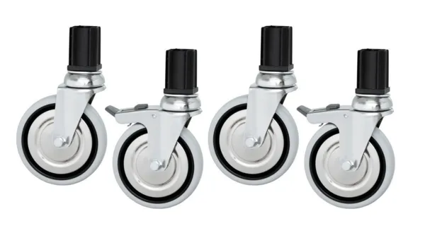 Ruote per Tavolo Inox - Set di 4