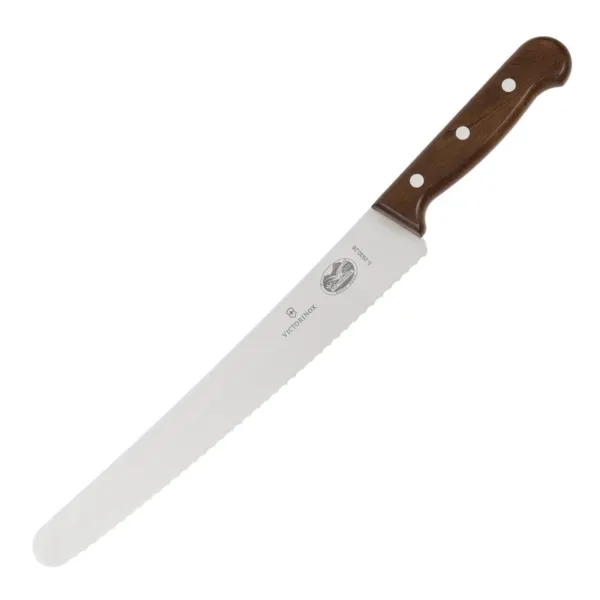 Coltello da pasticceria lama curva dentellata 25,5 cm