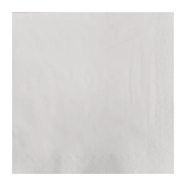 Tovagliolo di carta professionale bianco 3 strati - 400 x 400 mm - Lotto da 4 x 250