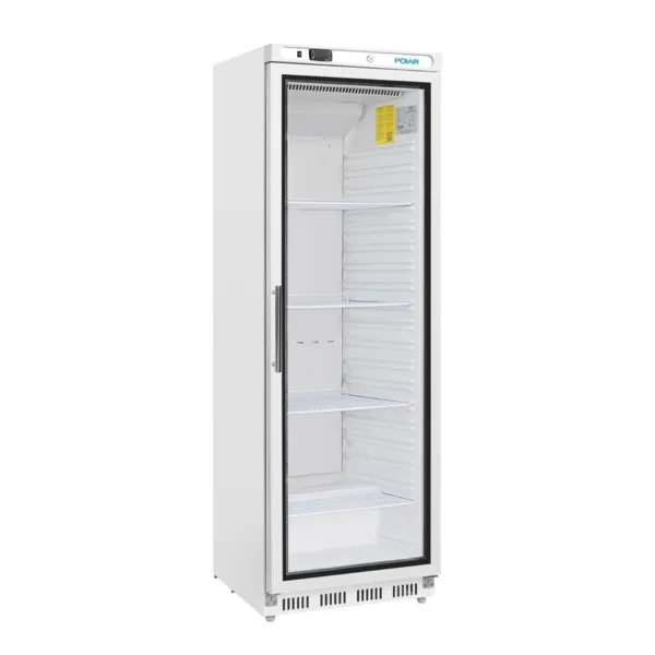 Vetrina refrigerata positiva bianca da 400 L