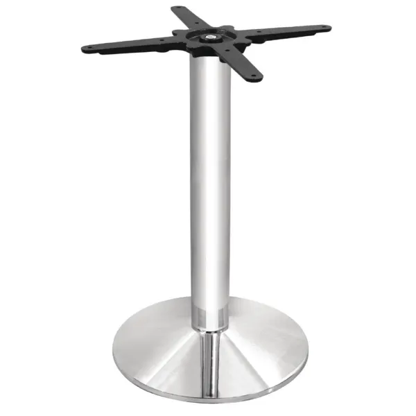 Piede Tavolo Rotondo Cromato - Ø 430 mm
