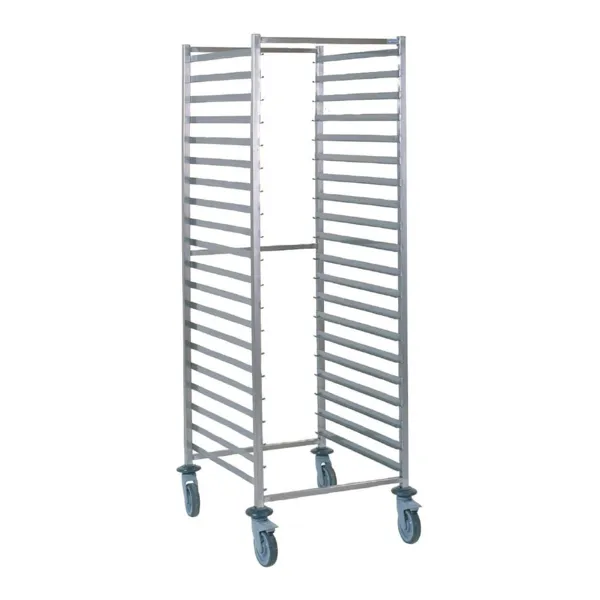 Carrello scorrevole GN 2/1 in acciaio inossidabile - 20 livelli