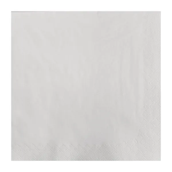Tovagliolo di carta bianco - 2 pieghe - 300 x 300 mm - Lotto da 1500