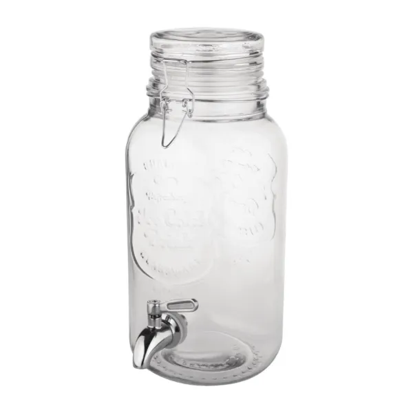Distributore di Bevande Retrò con Chiusura Metallica - 3,6 L