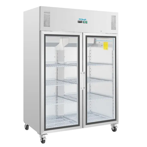 Vetrina refrigerata positiva doppia GN 2/1 Serie G - 1200 L
