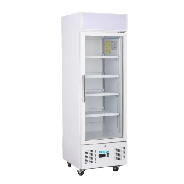 Vetrina refrigerata positiva bianca Serie G - 218 L