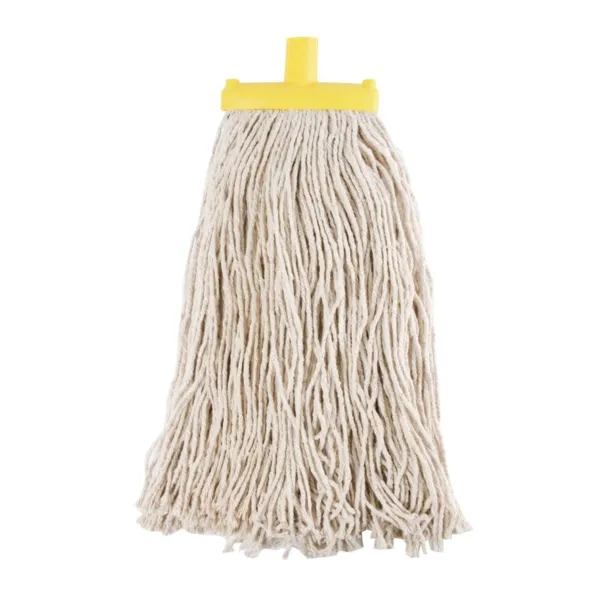 Testa di scopa a frange Prairie Kentucky con supporto giallo