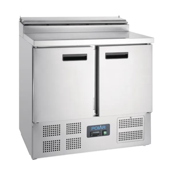 Comptoir Di Preparazione Refrigerato Pizze Insalate Serie G -254L 5 Vaschette GN 1/6