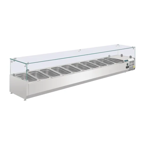 Vetrina per ingredienti refrigerata Serie G - 10 x GN 1/4