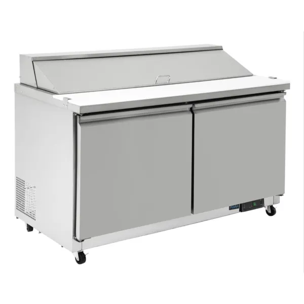 Bancone di preparazione 2 porte - 527 L - 16 x GN 1/6