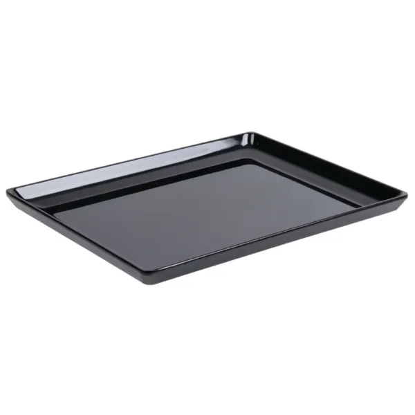 Vassoio in melamina Float nero GN1/1