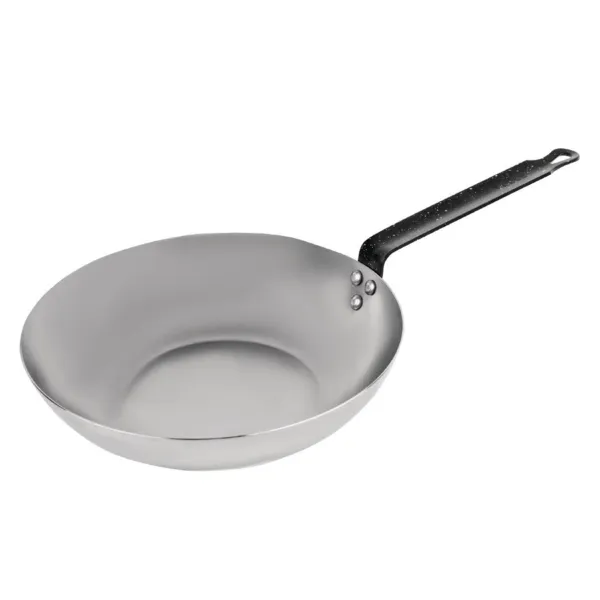 Wok in acciaio al carbonio da 28 cm