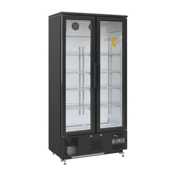 Retrobar Refrigerato - 2 Porte Vetrate a Battente - 490 L