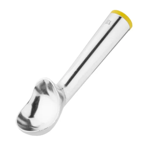 Cucchiaio per gelato tondo giallo 85 ml