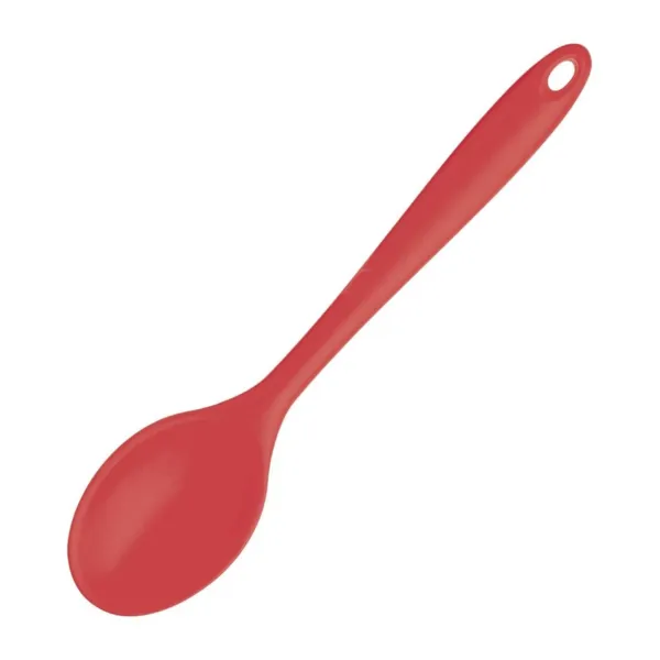 Cucchiaio rosso in silicone - L 270 mm