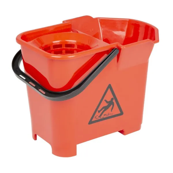 Secchio strizzatore rosso da 14L