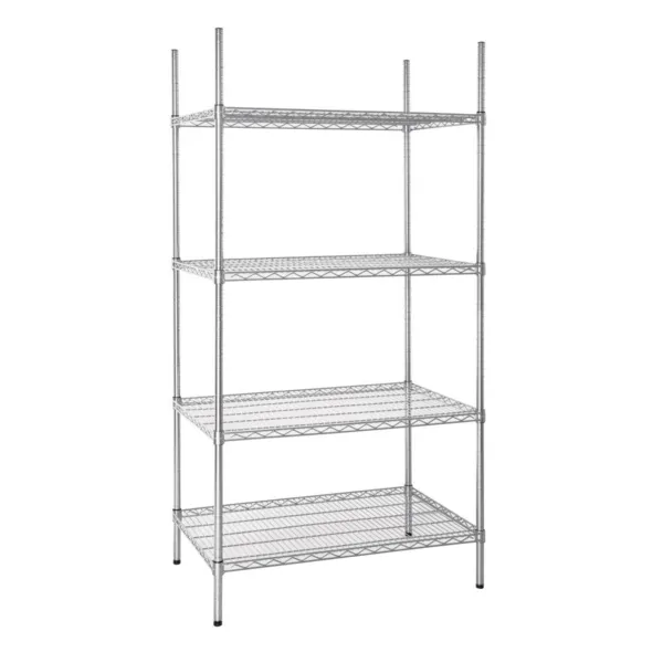 Scaffale a 4 livelli - L 915 x P 610 mm