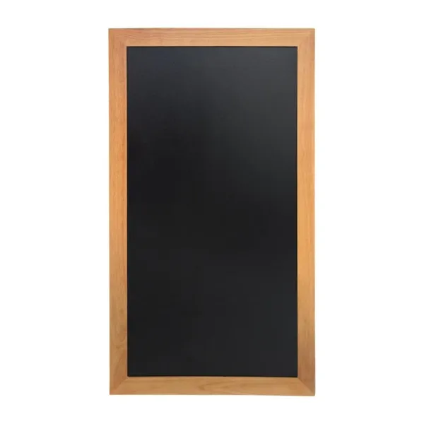 Lavagna murale lunga finitura teak 1000 x 560 mm