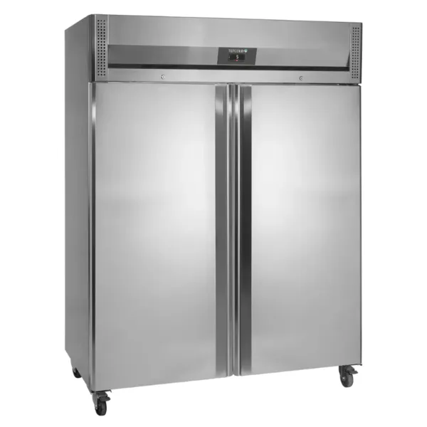 Armadio Refrigerato Positivo Inox GN 2/1 - 2 Porte - 1300 L