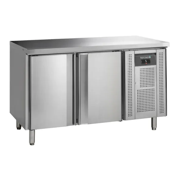 Tavolo Refrigerato in Acciaio Inox - 2 Porte - GN 1/1