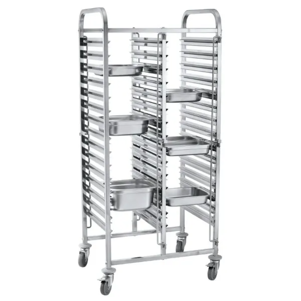 Carrello Porta-Vassoi Doppio - 30 x GN 1/1