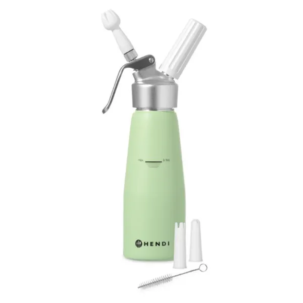 Sifone per panna montata verde - 0,5 L