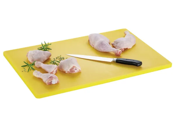 Tagliere 600 x 400 mm - Giallo - 16 mm di Spessore