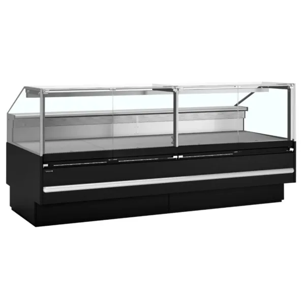 Vetrina Refrigerata da Supermercato Nera - 627 L