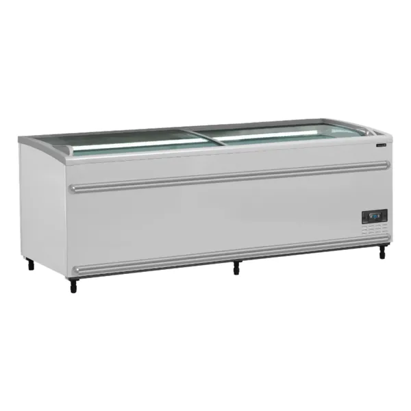 Frigorifero Congelatore Coperchio Vetro Curvo - Bianco - 584 L