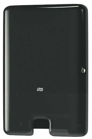 Distributore per Asciugamani Interfoliati Neri - Tork Xpress®