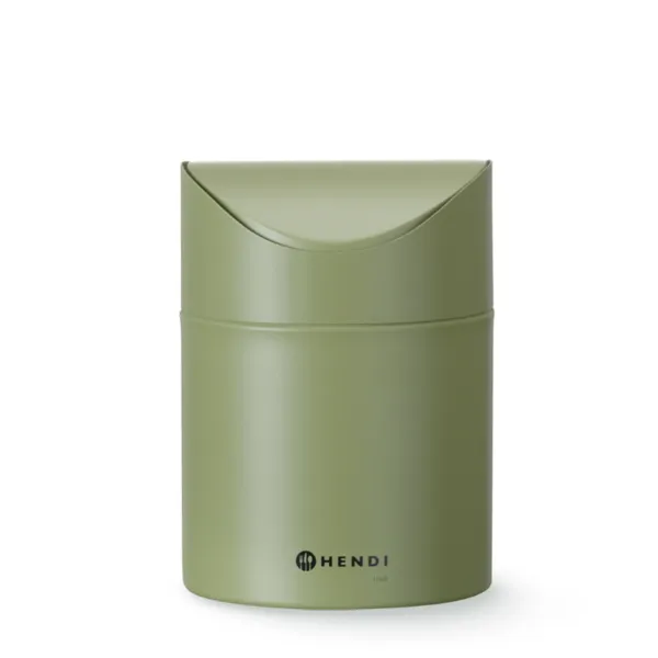 Pattumiera da Tavolo con Coperchio Basculante - Verde