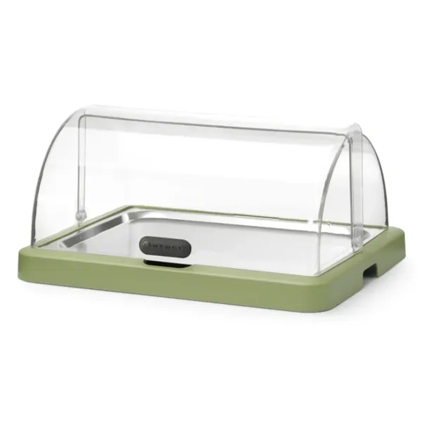 Vetrina Buffet con Coperchio Scorrevole UNIQ - Verde
