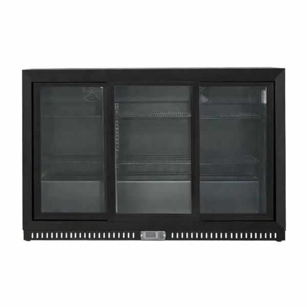 Retrobar Refrigerato Skinplate - 3 Porte Vetrate Scorrevoli - 328 L - Ricondizionato