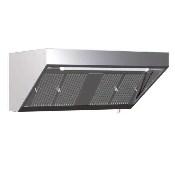 Cappa Snack Profondità 900 con Led e Senza Motore - Lunghezza 4800
