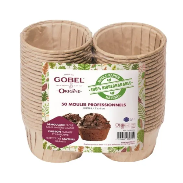 Stampini per Muffin Monouso in Carta - 7,2 x 4 cm - Confezione da 50