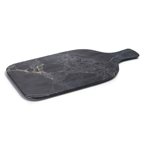 Tavola Con Manico "Stone" In Melamina - 400 X 195 Mm