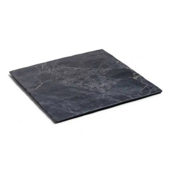 Piatto Quadrato "Stone" In Melamina - 285 X 285 Mm