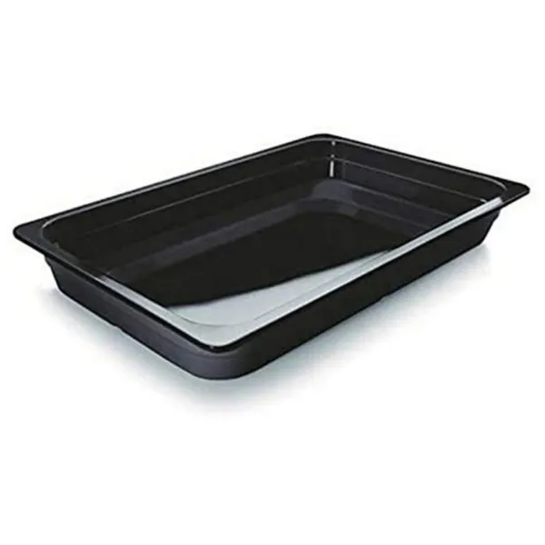 Bacinella Gastronorm GN 1/1 Nera in Melamina - Profondità 65 mm - 8,5 L