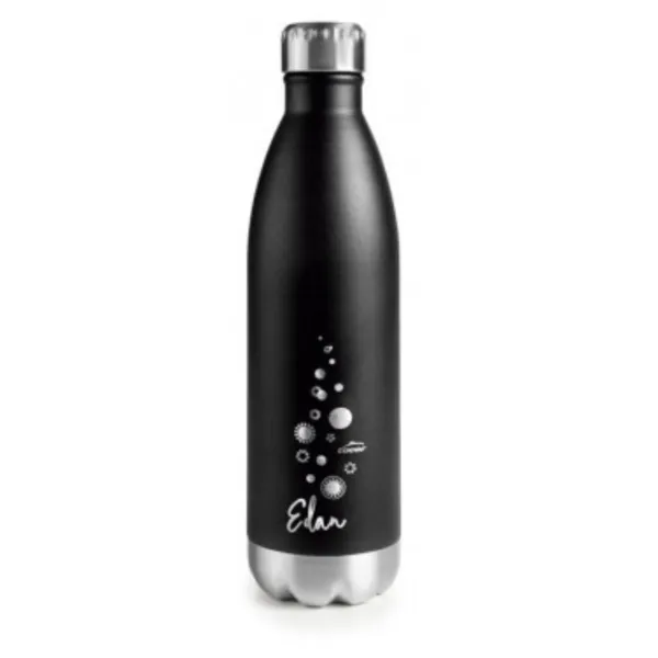 Bottiglia in acciaio inossidabile nero - 750 ml