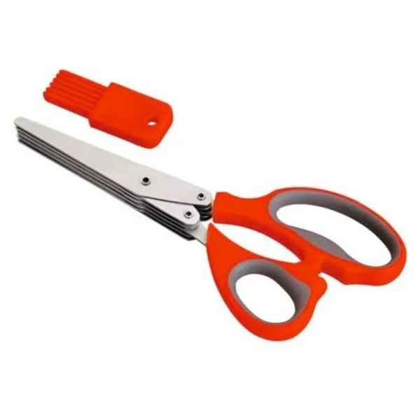 Forbici Speciale Cucina 5 Lame + Pettine di Pulizia