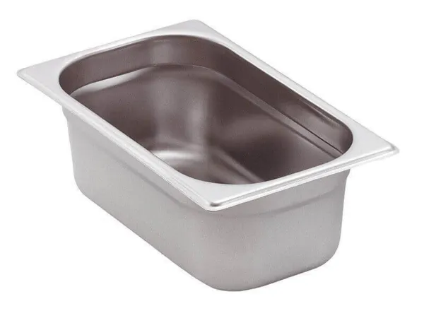 Bacinella Gastronorm GN 1/4 Inox - Profondità 65 mm - 1,8 L