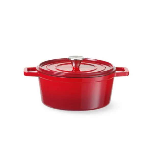Cocotte in Ghisa Smaltata Rossa - 3,7 L